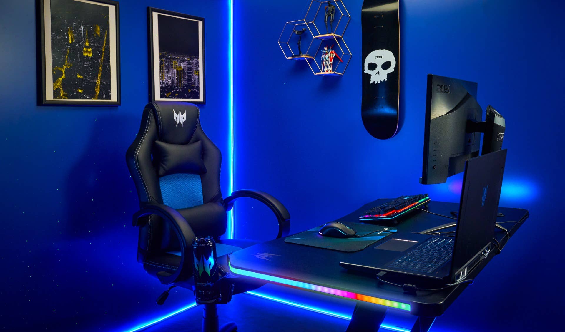 Bureau de jeu Predator Rift RGB - Image 5