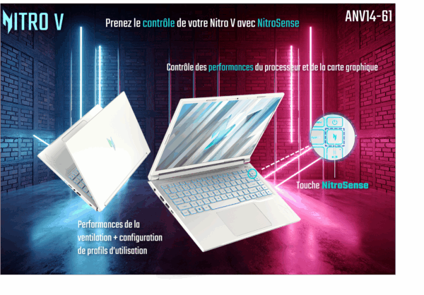 Acer Nitro V 14 Gaming-Notebook | ANV14-61 | White - Image 8