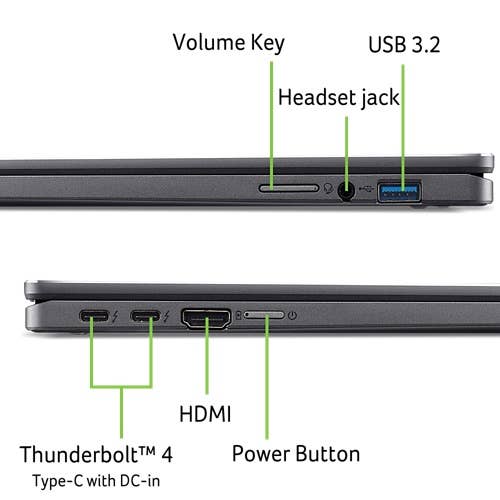 Acer Chromebook Plus Spin 714 Touchscreen| CP714-1HN | Gray - Image 16