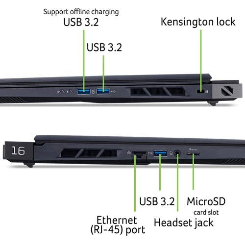 Predator Helios 16 AI OLED  | PH16-73 | Black - Image 11